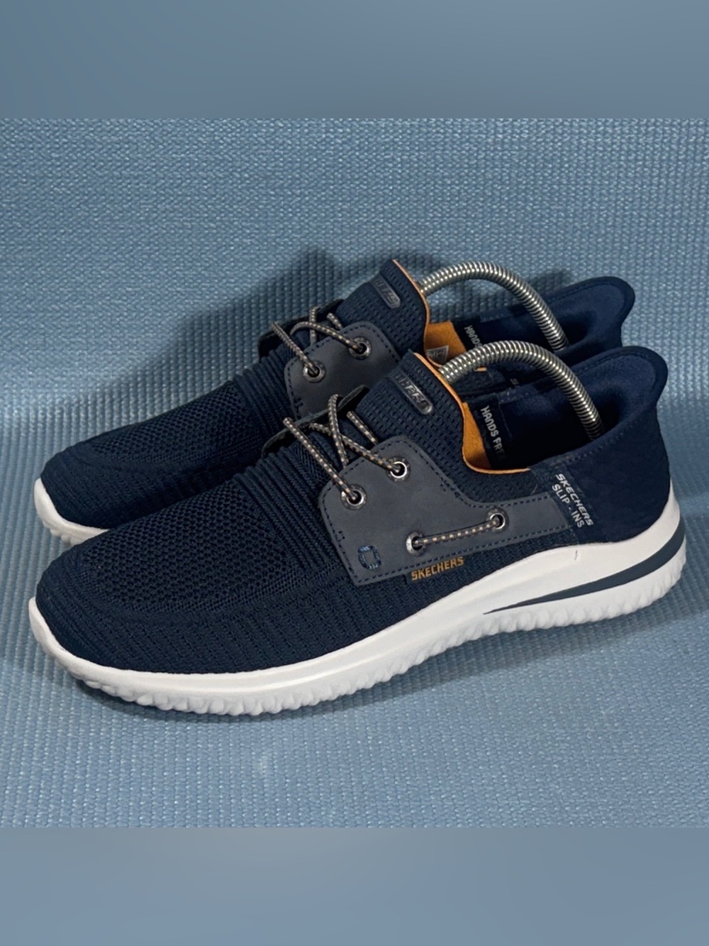 Skechers Slip-ins: Delson 3.0 Roth Navy Blue Shoes Men’s Size 8.5